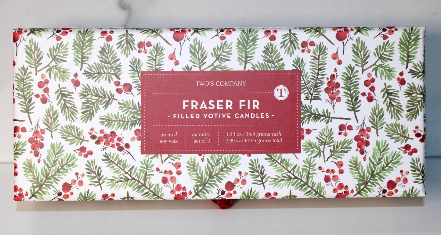 Frasier Fir Candles in Gift Box