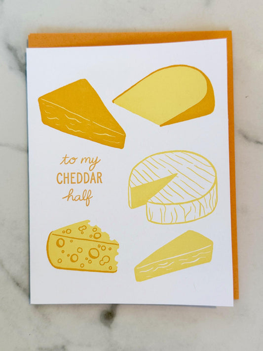 Cheesy Love Greeting Card