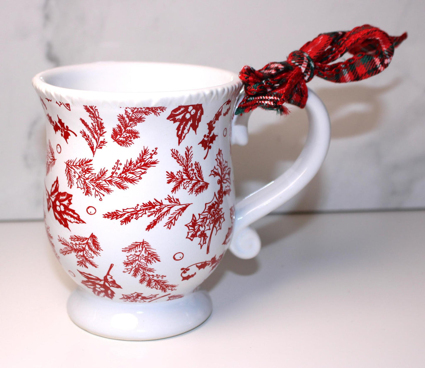 Christmas Holly Print Mug