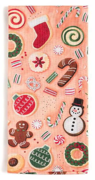 Sweet Holiday Tea Towel