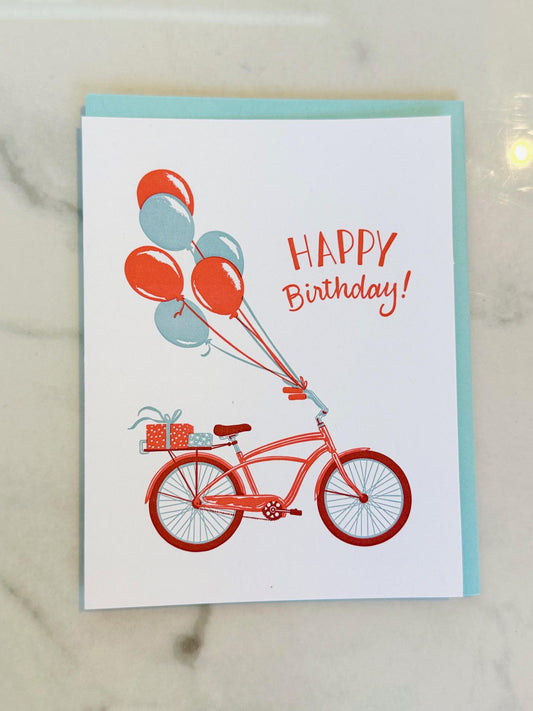 Birthday Bike Greeting Card