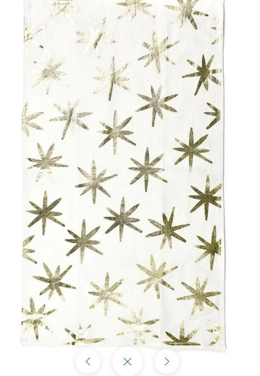 Gold Stars Kitchen Towel