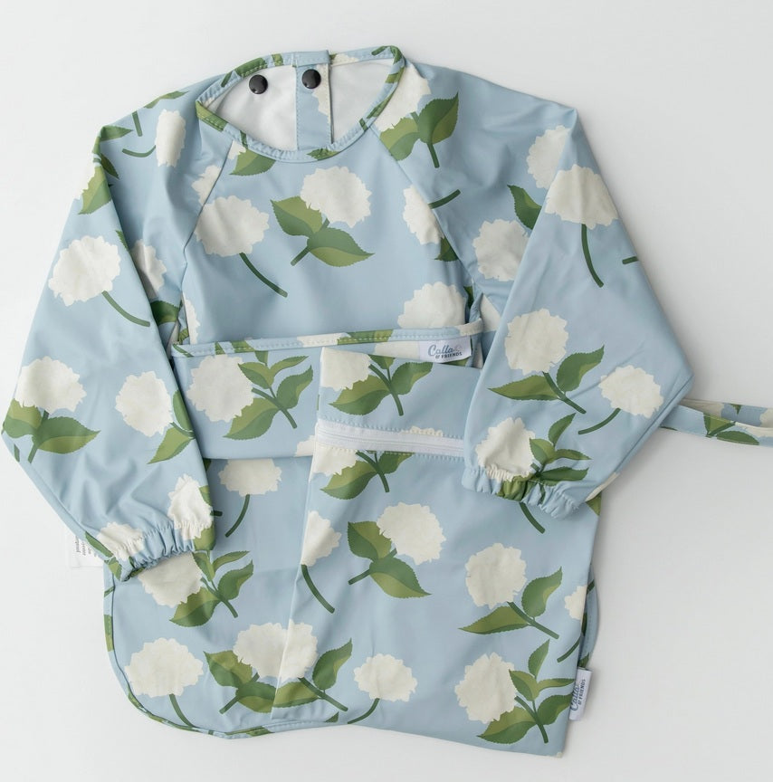 Hydrangea Long Sleeved Bib