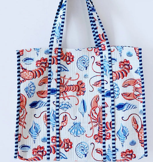 The Traveler Tote - Lobster