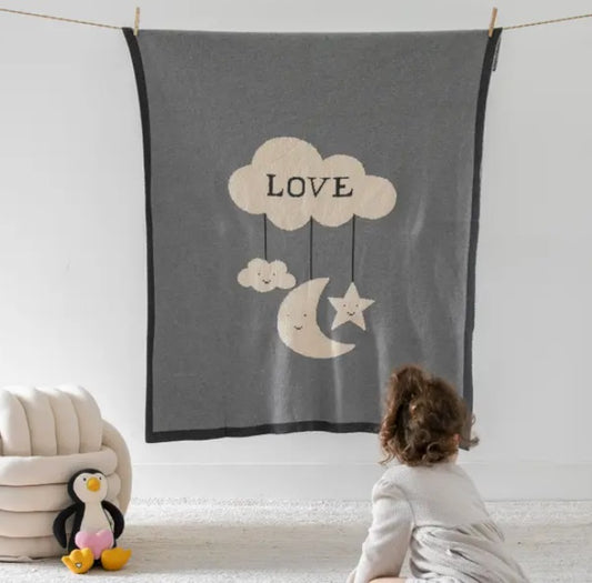 Moon Love Baby Blanket