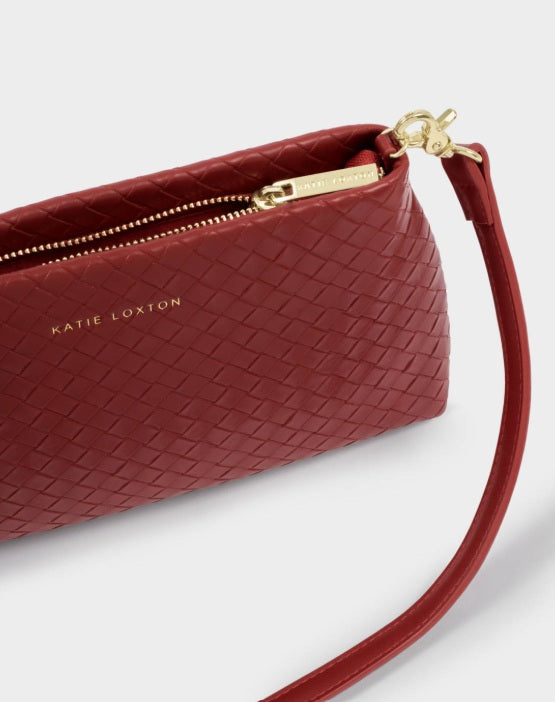 Nova Small Shoulder Bag - Crimson