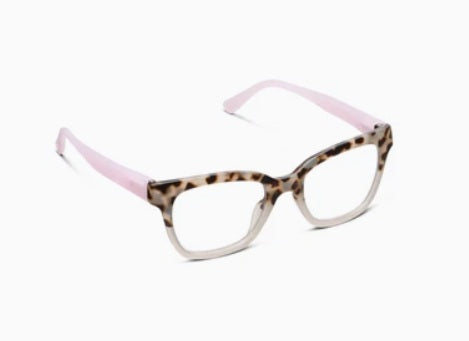 Zoey Glasses - Chai Tortoise/Pink +2.00