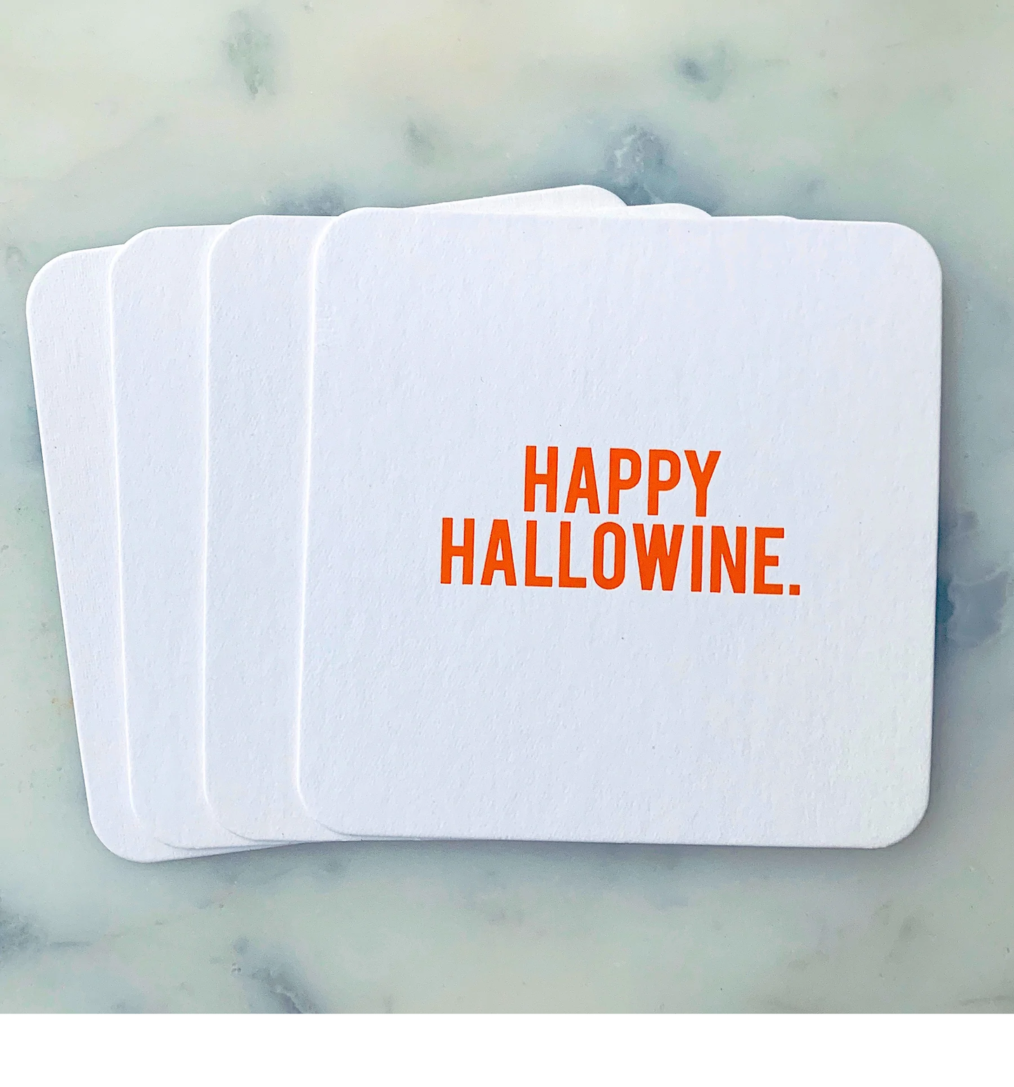 Happy Hallowine Coaster