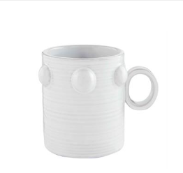 Top Row Beaded Mug