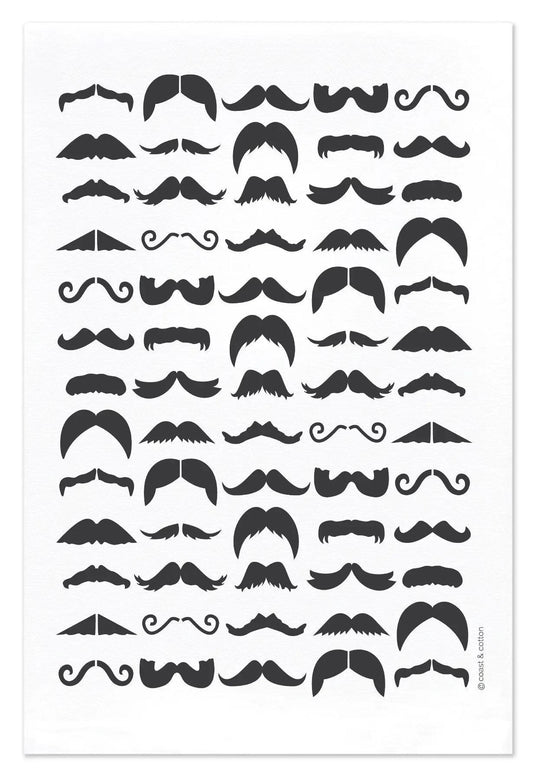 Mustaches Hand Towel